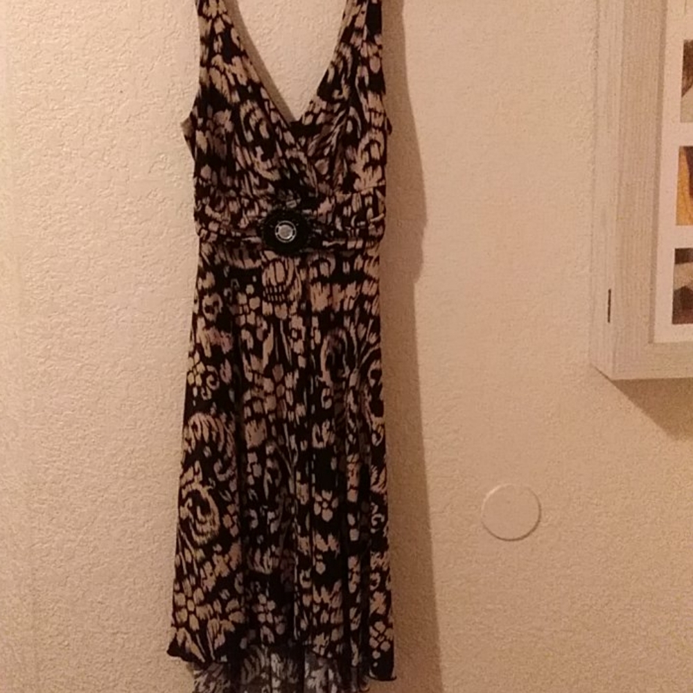 Black and tan dress